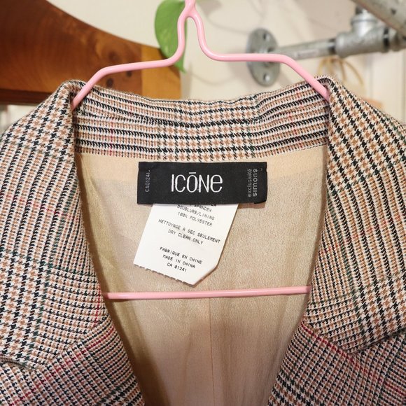 Plaid Blazer Romper MINI JUMPSUIT - XS/S EUC - Picture 7 of 16